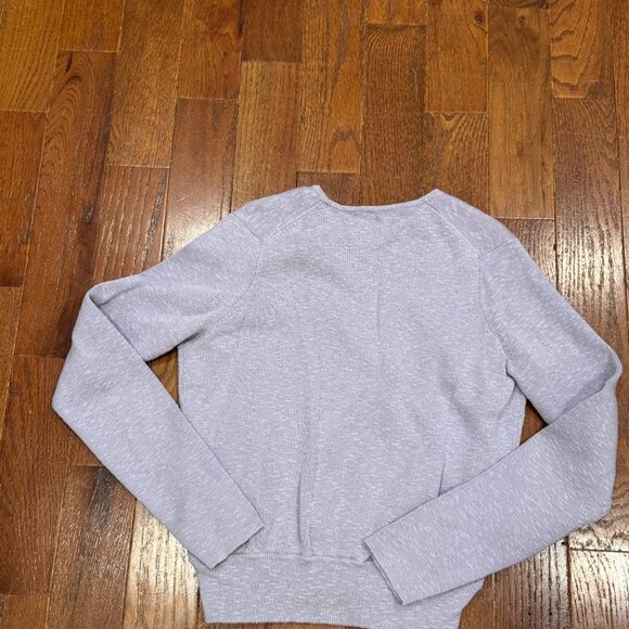 Madewell lavender Wrap-Front V-Neck Sweater - Picture 5 of 6